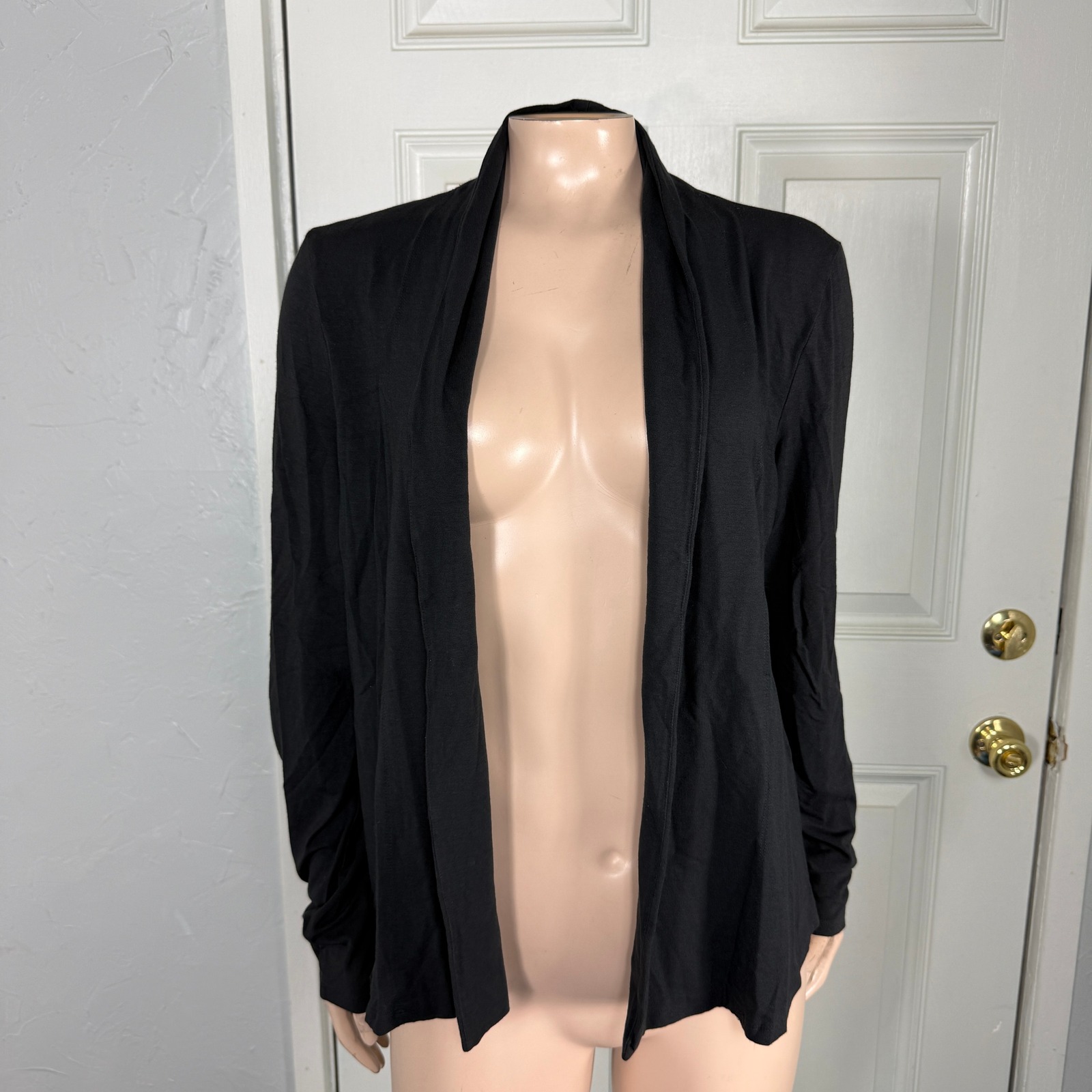 Eileen Fisher Women's Shirt S Blouse Cardgigan L/S Open Front Viscose Top W3-6